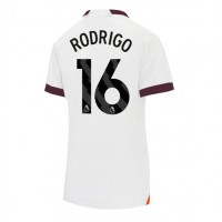 Manchester City Rodri Hernandez #16 Replica Away Shirt Ladies 2023-24 Short Sleeve